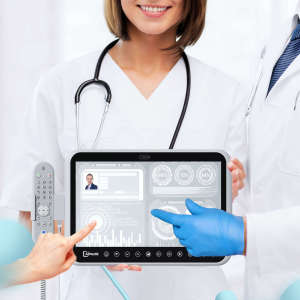 Aimedik 15.6 inch cảm ứng điện dung màn hình y tế cấp <span class=keywords><strong>Android</strong></span> <span class=keywords><strong>Tablet</strong></span> <span class=keywords><strong>PC</strong></span> cho bệnh viện bệnh nhân sử dụng - Product Image 2