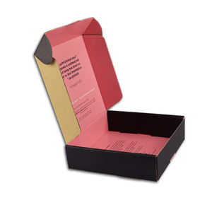 Fleur de couleur de luxe personnalisé imprimé ondulé littérature livre Mailer emballage d'expédition boîte de papier postal - Product Image 4