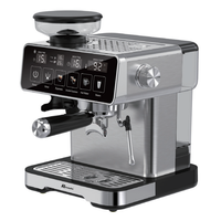 Cafetera Espresso Automática con Pantalla Táctil Programable de 20 Bares de Presión, Enchufe Europeo, Tanque de Leche