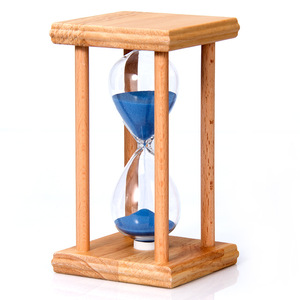 Venta al por mayor de fábrica: Reloj de arena vintage de 45/60 minutos, artículos creativos para decoración del hogar y escritorio, en stock. - Product Image 5