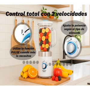 Frullatore Grunkel 500W con caraffa da 1L e 2 velocità per frullati e succhi - Product Image 3