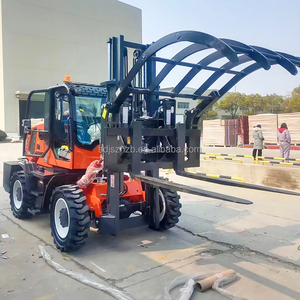 סין מחוץ לכביש מלגזה הספק המפעל משק <span class=keywords><strong>5t</strong></span> 6t 4x4 מיני דיזל המפרק רב תכליתי שטח קשה מלגזה למכירה - Product Image 3