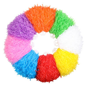 体育大会応援用マットカラーPE素材ダブルホールフラワーボールハンドルダブルコントロールプルプロップス - Product Image 1