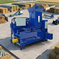 Compacteur de Balles de Riz à Trois Cylindres, Machine de Briquetage Mécanique à Utilisation Facile et Longue Durée de Vie