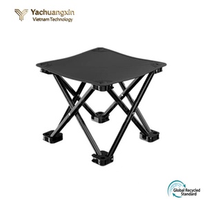 Folding Outdoor Camping <b>Stool</b> Square Aluminum Frame Oxford Fabric <b>Portable</b> Minimalist Design Casual Style - Product Image 2