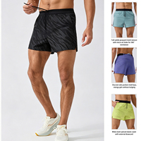 Shorts de sport décontractés pour hommes grande taille, imprimé foncé, taille élastique, respirant, anti-UV, séchage rapide, tissu extensible