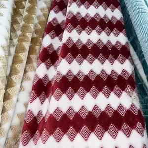 Custom Cationic Printed <strong>King</strong> Striped 100 Percent Polyester Fleece <strong>Bed</strong> <strong>Throw</strong> Blanket <strong>Super</strong> Soft Lightweight All Season - Product Image 2