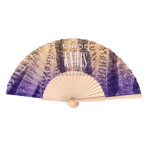 Beau ventilateur pliant en liège <span class=keywords><strong>Mandala</strong></span> personnalisé ventilateur écologique en <span class=keywords><strong>bois</strong></span> et tissu personnalisé - Product Image 6