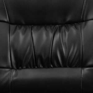 <span class=keywords><strong>Silla</strong></span> de Oficina Clásica de Cuero, <span class=keywords><strong>Silla</strong></span> de Recepción para Invitados de Cuero Sintético Negro con Brazos Resistentes a los Arañazos - Product Image 2
