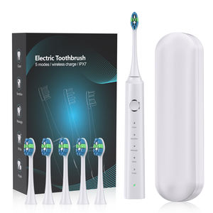 Brosse à dents électrique rechargeable intelligente et écologique pour les voyages à domicile et les soins bucco-dentaires Brosse à dents sans fil alimentée par batterie - Product Image 2