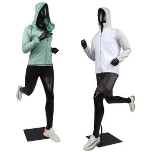 Mannequin musculaire blanc sans tête pour femmes, pour l'affichage de vêtements de sport - Product Image 1