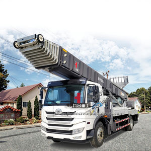 JIUHE 55m échelle d'accès télescopique aérienne montée camion de transport de marchandises chariot élévateur à échelle - Product Image 1