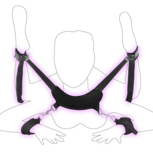 新型レッグカフスBDSMゲーム大人のおもちゃ拘束具男性/女性適用アームハンドカフス - Product Image 1