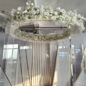 Arche de mariage en acrylique transparent JINDA, Huppah pour mariage juif, structure de mandap pour décorations - Product Image 5