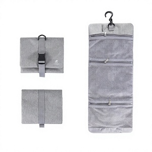 Trousse de Toilette Grande Capacité Suspendable, Sac de Voyage pour Maquillage, Résistant à l'Eau, pour Articles de Toilette, Cosmétiques, Pinceaux, Fabriqué au Vietnam - Product Image 1