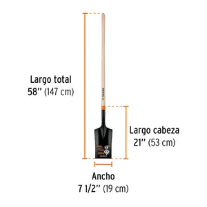 BOX 3 จอบด้ามยาว Truper T-2000 ขนาด 45 นิ้ว - Product Image 3