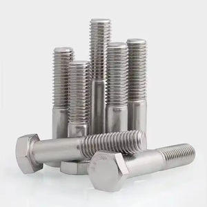 Tornillo Hexagonal Resistente a la Corrosión de Grado A2/A4, Popular y Nuevo, en Oferta, Semi-Roscado DIN931, Resistente al Agua Salada para la Construcción Naval - Product Image 1
