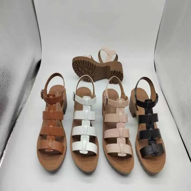 Best Selling Fashion Summer Wedge Ladies Sandals Lightweight Durable Non-Slip Handmade High Quality Women's Shoes 2022