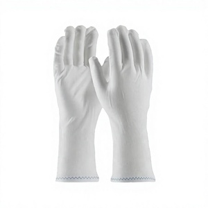 Guantes de Látex Blancos, Sin Polvo, con Puño Recto, Guantes de Seguridad de Uso General - Product Image 1