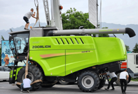 Moissonneuse-batteuse Zoomlion nouvelle génération TF120 double battage à flux axial longitudinal pour le blé