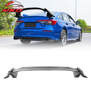 Alerón Trasero Estilo Type R en Negro Brillante para Honda Civic Sedán 11ª Generación, 4 Puertas, 2022-2026 - Product Image 1