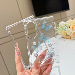 เคสโทรศัพท์ใสกันกระแทกแบบมีกลิตเตอร์ลายผีเสื้อสำหรับ iPhone 18 Fold ลดราคาสุดคุ้ม - Product Image 2