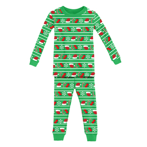 Pyjamas de Noël personnalisés <span class=keywords><strong>Grinch</strong></span> pour enfants 2026, 100 % coton, vêtements de nuit pour l'hiver, pyjamas assortis pour la famille, pour enfants et parents - Product Image 2