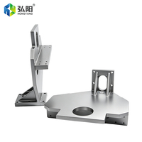 HYCNC 1325 Colonne de portique en fonte pour axe X, plaque latérale intégrée épaisse en fonte, compatible avec guide linéaire 20/25, support de charge pour tête de coupe
