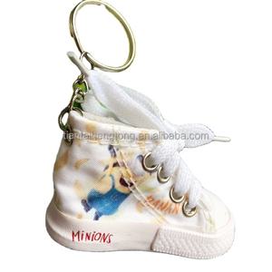 Mini llavero pequeño zapatillas de lona mini complementos logotipo personalizado - Product Image 5