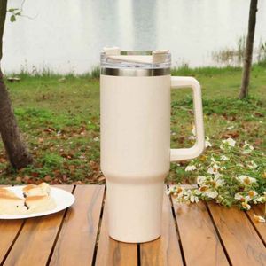 Light Blue Stainless Steel Tumbler <b>Straw</b> Double Wall Vacuum Insulated 6-12 Hours Thermal Insulation Spill Proof Eco-Friendly - Product Image 3