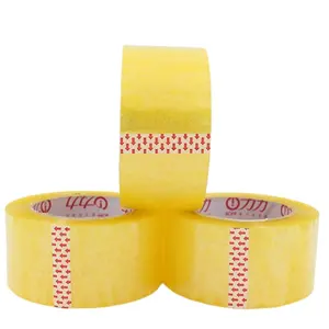 Clear Strong Stick water-based glue adhesive bopp packing tape for factory packaging