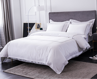 Parure de lit, ensemble de literie en lin et de drap taille King d'hôtel de luxe 5 étoiles, pour chambre à coucher