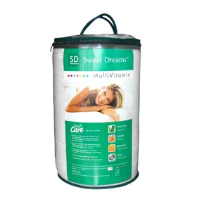 Bộ Đồ Giường Gia Dụng Chăn Cuộn Hình Trụ Đóng Gói Túi Pvc Trong Suốt - Product Image 1