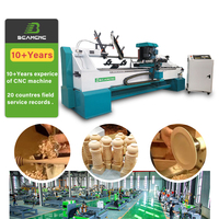 Mesin Bubut Cnc Hobi/Mesin Pertukangan/Pemukul Bisbol Cnc Mesin Bubut Pembalik Kayu