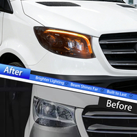 Ensemble de phares LED KGKB pour Benz Sprinter W907 W910 VS30 2018-2023, lentille de projecteur améliorée, clignotant séquentiel, Plug & Play