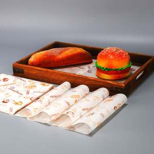 Papier sulfurisé antiadhésif 30*30cm pour four, papier huilé en silicone - Product Image 5