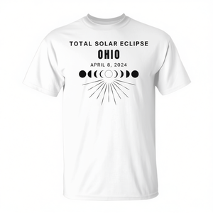 T-shirt Total Solar Eclipse Ohio 8 avril 2024 - Product Image 2