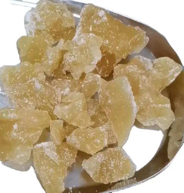80% Golden/Brown color solid form from CBD factory 80% CBD hemp oil crumble wax