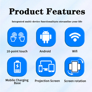 Trong nhà di động di động truyền hình 1080P Màn hình cảm ứng TV thông minh với pin - Product Image 3