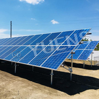 Systèmes de montage au sol pour panneaux solaires photovoltaïques Yuens OEM Super Solar PV, structure de support au sol, montage sur poteau.