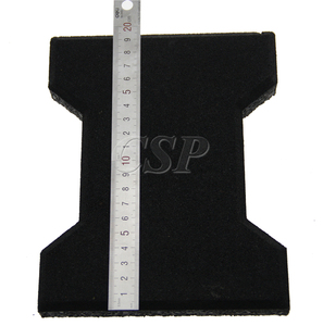 Ngoài trời giá rẻ dày con chó xương sàn đường lái xe cao su pavers, gạch cao su sàn gạch, ngựa ổn định sàn cao su - Product Image 2