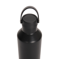 Thermos en acier inoxydable à isolation sous vide 500/750 ml avec poignée et cordon, isolation thermique de 12 à 24 heures, écologique, pour le camping