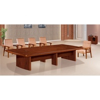Table de réunion de bureau en bois pour 10 personnes panneau MDF matériel pour bureau à domicile salle de conférence hôtel école hôpital utilisation