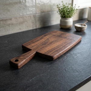 Planche à découper rectangulaire en bois d'acacia de qualité supérieure, légère, épaisseur 2,0 cm, impression de logo personnalisée, durable, facile à laver au lave-vaisselle - Product Image 1