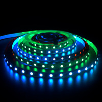 Programmable 60Leds WS 2811 1903 12V Adressable 60Leds/m 5050 Pixel RGB Strip Light CE Rohs FCC Magic Color LED Strip IP65