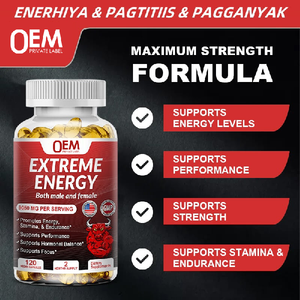 OEM <span class=keywords><strong>Extreme</strong></span> <span class=keywords><strong>Energy</strong></span> Softgel capsule potente integratore di resistenza per uomini donne aumenta la motivazione resistenza non per i bambini - Product Image 6