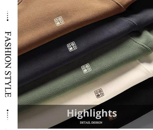 Pull-over en maille thermochromique à col rond tendance et décontracté de haute qualité, personnalisé OEM, pour hommes - Product Image 4