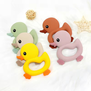 Mordedor de Silicona Suave sin BPA con Forma de Animal, Juguete Masticable, Calmante de Encías, Palo Molar, Accesorio para Alivio de la Dentición - Product Image 5