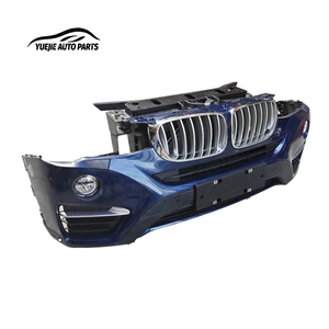Kit complet de pare-chocs avant pour <span class=keywords><strong>BMW</strong></span> X4 F26, comprenant le capot avant et le kit de ventilateur électronique du radiateur. - Product Image 1