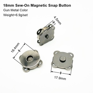 10Mm, 14Mm, 18Mm May Trên Nút Chụp Từ Tính Với Màu Niken - Product Image 4